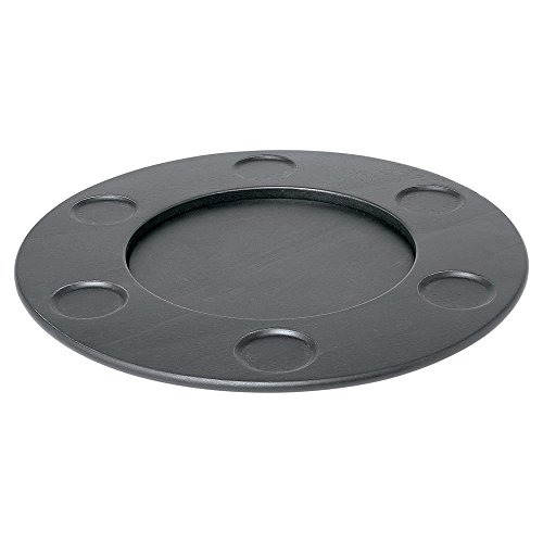Alessi - Sg61 B - Mami Vassoio Girevole Per Fonduta In Legno.