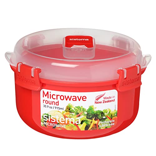 Contenitore Da Cucina Tondo Per Microonde Sistema In Polipropilene 0,915