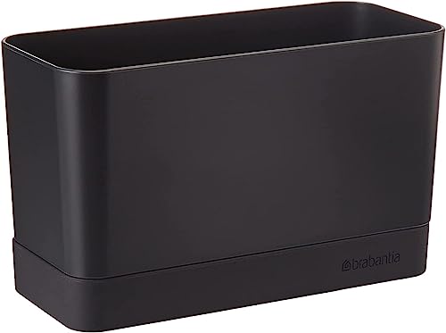 Brabantia Sink Side Organizer Per Lavello, Dark Grey, 8.5 X 19 X 11.5 Cm