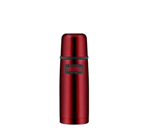 Thermos Leggero E Compatto Bottiglia, Acciaio Inossidabile, Cranberry Red Polished, 0,35 L