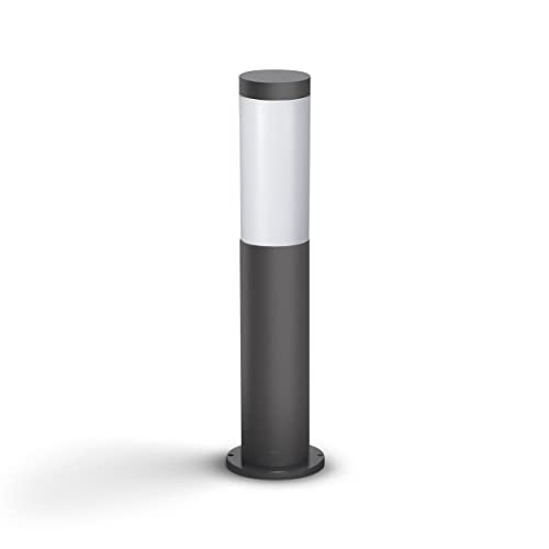 Philips Led Utrecht, Paletto Per Esterni, Attacco E27, Ip44, Luce Bianca Calda, Antracite
