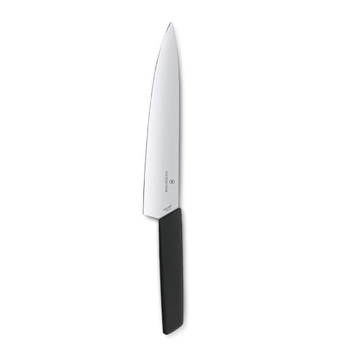 Victorinox Swiss Modern Straight Cut Carving Knife, Black