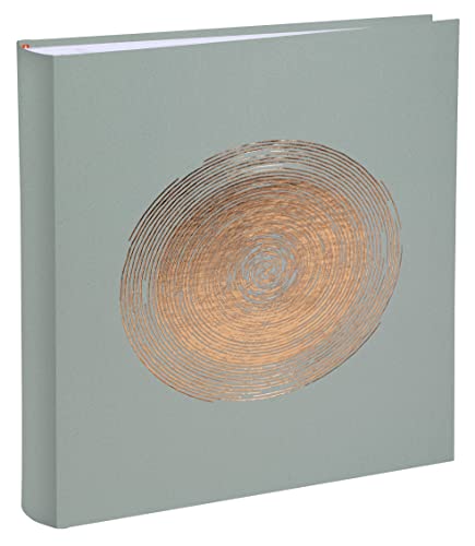Exacompta - Rif. 16263E - Album Fotografico Libro Ellipse - 300 Foto - 60 Pagine Bianche - Formato 29 X 32 Cm - Copertina In Ecopelle Verde Con Marcat