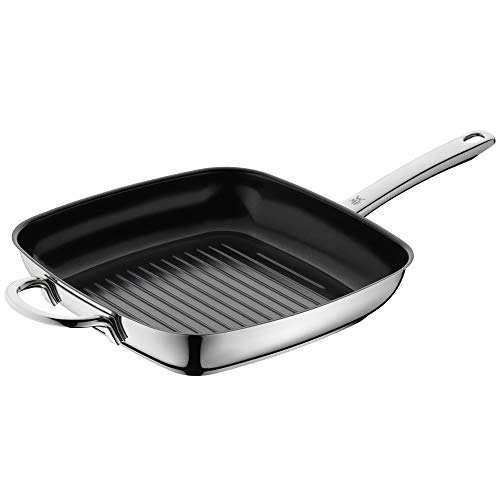 Wmf Devil 748446021 Grill, 6 L, Acciaio Inossidabile, Argento, 53 X 30 X 9 Cm