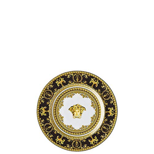 Versace " I Love Baroque Nero " Piatto 18 Cm