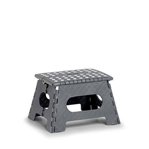 Zeller - Sgabello Pieghevole In Plastica Di Alta Qualità, Certificato Tüv, Portata Fino A 150 Kg, 13031, Circa 35 X 28 X 22 Cm, In Plastica, Misura Pi