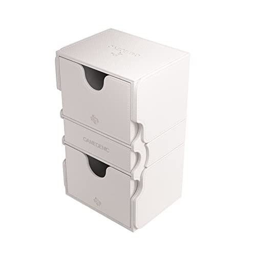 Stronghold 200+ Xl - Scatola Porta Carte Convertibile, Doppia Custodia, Protezione Per Giochi Di Carte Con Cassetto Accessori, Superficie Nexofyber, C