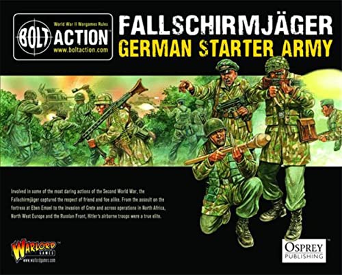Fallschirmjager German Starter Army - Bolt Action Warlord Games - 28Mm Minatures Wwii Table Top Game By Warlord