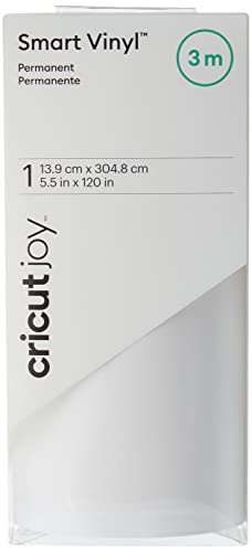Cricut Joy™ Smart Vinyl™ – Permanente Formato Convenienza (10 Ft) Bianco
