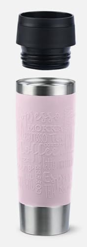 Emsa Travel Mug Classic N20224 - Tazza Termica Da 0,5 Litri, Tappo A Vite, In Acciaio Inox, 6 Ore E Freddo Per 12 Ore, 100% Ermetica, Lavabile In Lava