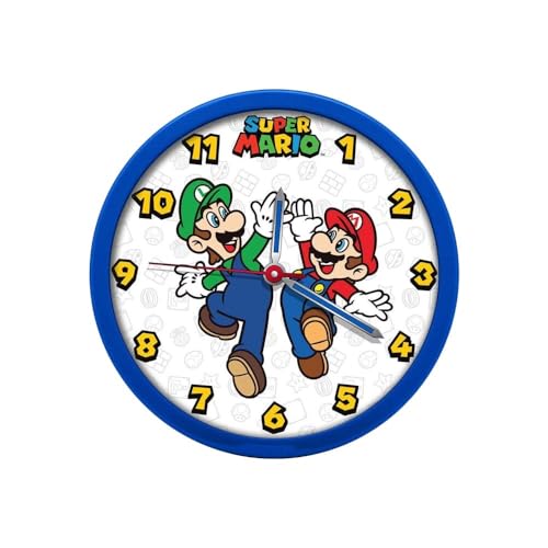 Speelgoedland Kids Super Mario Orologio Da Parete 25 Cm