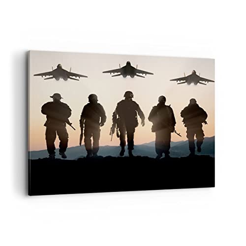 Quadro Su Tela 100X70Cm Stampe Da Parete Esercito Militaria Grandi Decorazione Murale Camera Da Letto Cucina 1 Pezzo Quadri Moderni Soggiorno Grafica 