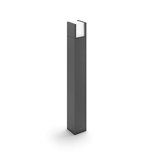 Philips Lighting Lampione Led Arbour, Per Esterni, Medio, 6W, Luce Bianca Fredda, Nero