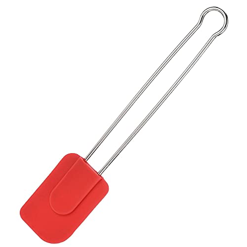 Westmark Spatola Da Cucina Con Testa In Silicone, Lunghezza: Ca. 28,5 Cm, Grande, Silicone/Acciaio Inossidabile, Rosso/Argento, 15462270