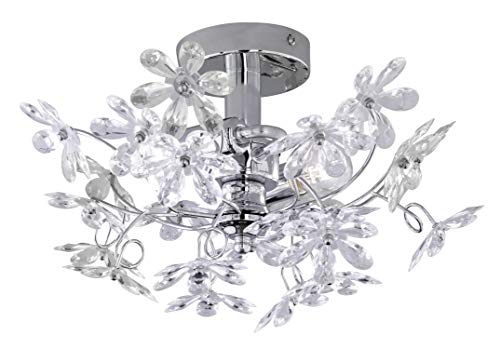 Reality R20012017 Flower Applique, 40 W, Multicolore, Diametro 38 Cm