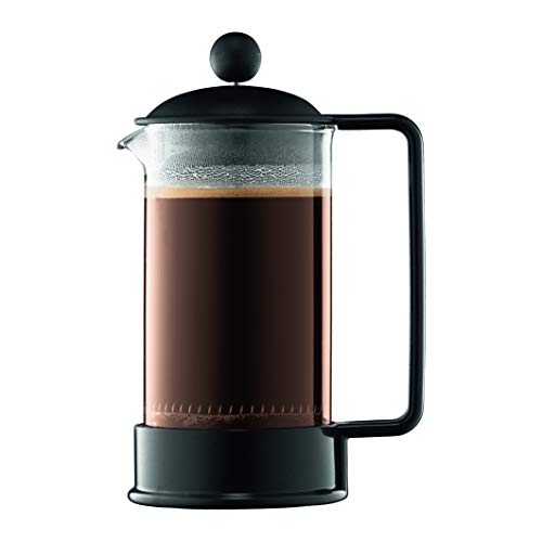 Bodum 1543-01Sa-10 - Caffettiera A Stantuffo, In Plastica, 3 Tazze, 0,35 Litri