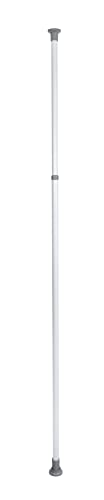 Wenko Tubo Portante Herkules 165-300 Cm - Sistema Regolabile Di Organizzazione, Asta Telescopica, Acciaio, 7.5 X 165-300 X 7.5 Cm, Bianco