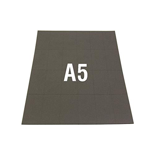 Rettangoli Neodimici Flessibili Per Auto Adesivi Neoflex® Per Arti, Artigianato, Creazione Di Modelli, Fai -Da -Te E Hobby - 50Mm X 24Mm - 24 Per Fogl