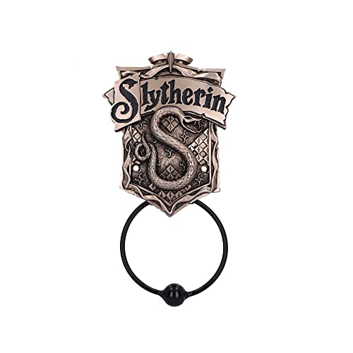 Nemesis Now Battente Per Porta Con Licenza Ufficiale Harry Potter Serpeverde, Bronzo, 24,5 Cm, 24.5Cm