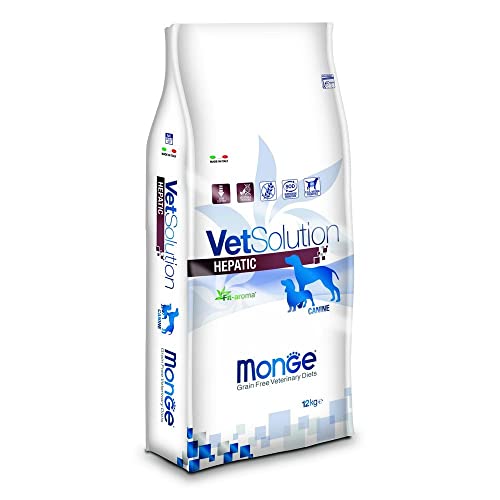 Monge Vetsolution Cane Hepatic Kg. 12 Cibo Secco Per Cani, Multicolore, Unica, 12000 Unità
