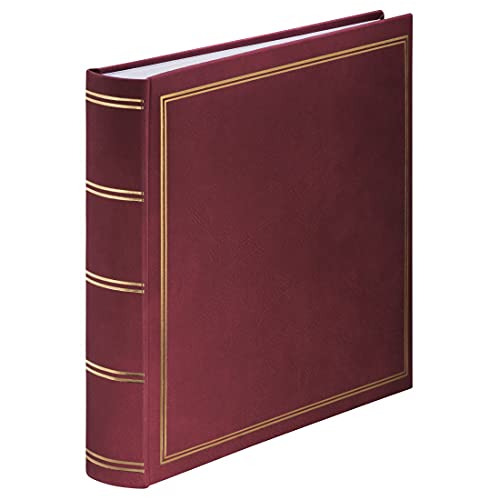 Hama Album Fotografico, Finta Pelle In Poliuretano, Colore: Rosso, Grande