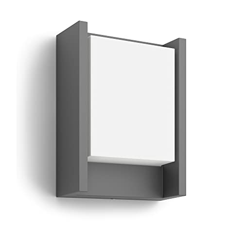 Philips Led Arbour Lampada A Muro Da Esterni, Alto Risparmio Energetico, Luce Naturale, 3.8W, Ip44