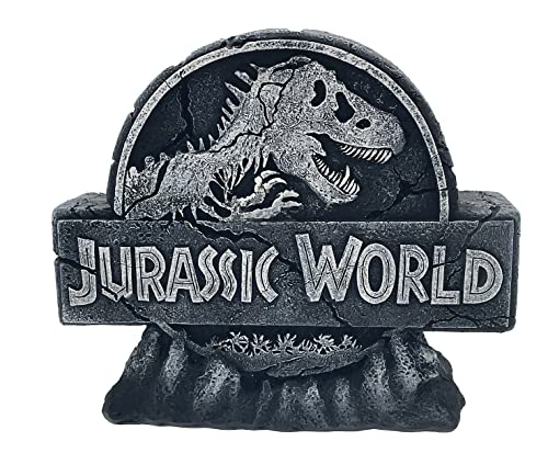 Jurassic World - Salvadanaio In Resina, Risparmio, Figura Jurassic World, Colore Nero, Prodotto Ufficiale (Cyp Brands)