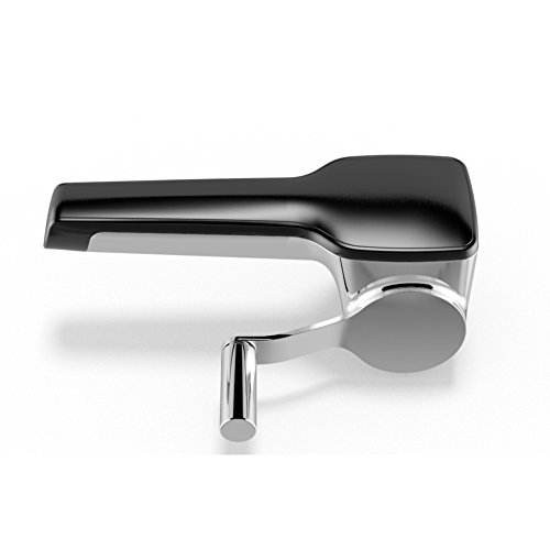 Wmf “Kitchen Classics” - Grattugia Per Formaggio 20 X 14 X 8 Cm, Con Grattugia A Tamburo, In Acciaio Inox Cromargan, Anche Per Mancini, Colore: Nero