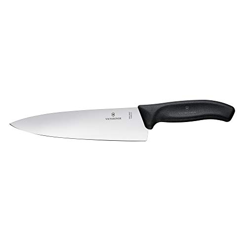 Victorinox Swiss Classic, Coltello Per Sfilettare Con Lama Extra Larga In Acciaio Inox, In Confezione Regalo, Nero