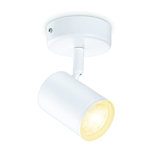 Wiz Faretto Smart Imageo Wifi, Luce Bianca Da Calda A Fredda Dimmerabile, 5W, Bianco, Tecnologia Spacesense, Controllo Vocale (Alexa, Apple Homekit, G