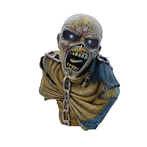 Nemesis Now Busto Con Licenza Ufficiale Iron Maiden, Giallo, 25 Cm