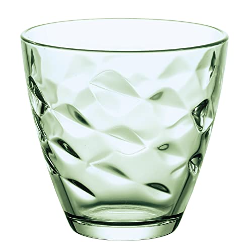Bormioli Rocco Set 6 Pz Bicchieri Acqua In Vetro Flora Color Verde 26 Cl