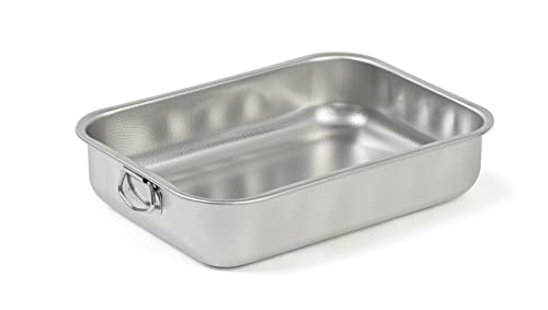 Steel Pan Teglia Rettangolare Alta Nonstick 35 Pentole E Preparazione Cucina