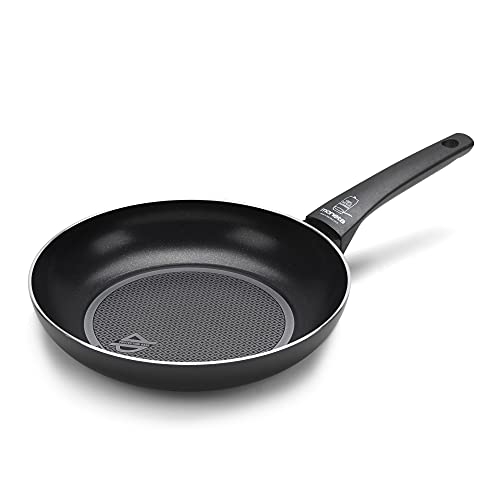 Moneta Recy Padella 26 Cm Ricicla 37 Lattine, Net Induction, Nero, Corpo Alluminio 100% Riciclato