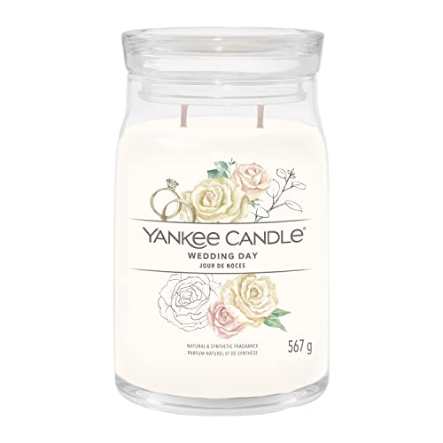 Yankee Candle Signature Candela Profumata, Giorno Del Matrimonio In Giara Grande, Candele Di Miscela Di Cera Di Soia Lunga Durata, Regalo Per Le Donne