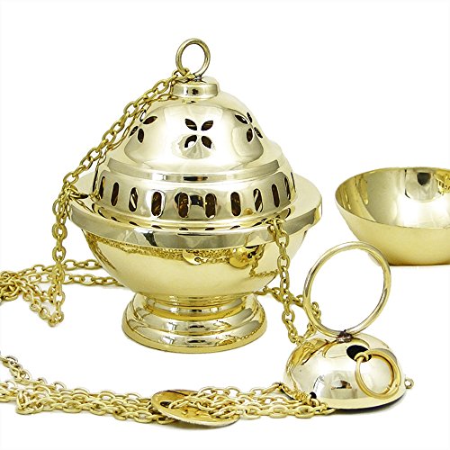 Nklaus Bruciatore D'Incenso Con Inserto Ciotola Ottone Regalo Fatto A Mano 2914