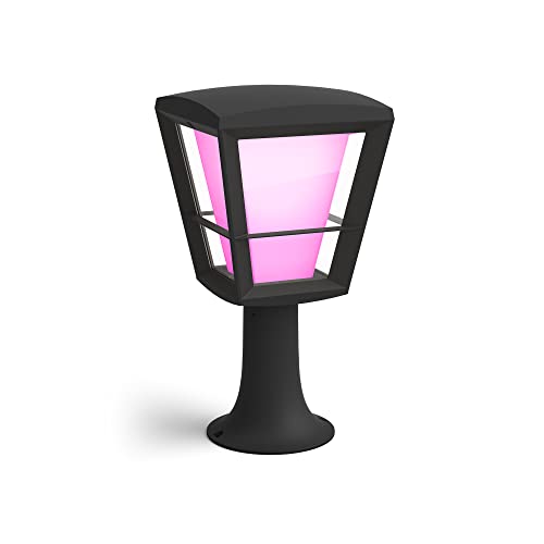 Philips Hue White And Color Ambiance Econic, Lampada A Led Da Esterno Smart, Dimmerabile, Nero