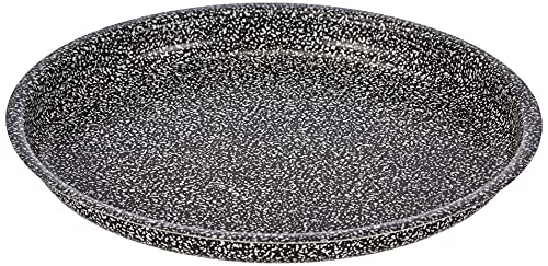 Home Stone Stampo Pizza Tondo, Antiaderente, Pietra, Antracite, 24 Cm