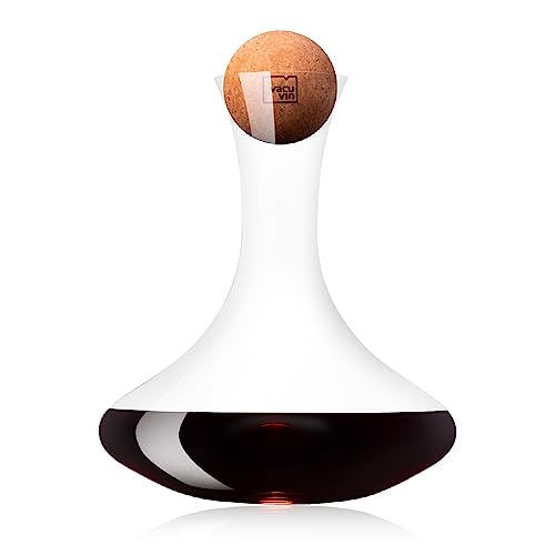 Vacu Vin Decanter Per Vino | Crystall Glass Carafe + Tappo In Sughero