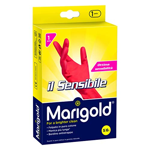 Marigold Guanti In Puro Lattice Di Goma Naturale, S