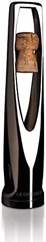 Le Creuset Cavatappi Champagne Sw-105, Stappatura Di Bottiglie Di Spumante, Metallo, Nero (Nickel), 59139016000664