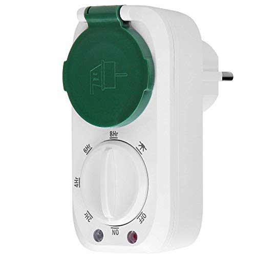 Orno Pre-446(Gs) Temporizzatore Presa Elettrica Con Sensore Crepuscolare Schuko 16A 230A Esterno Ip44