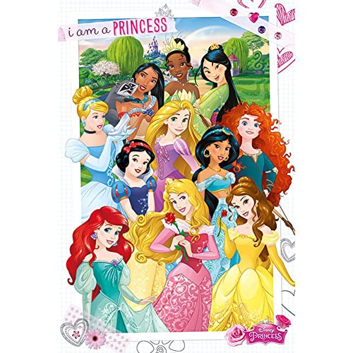 Pyramid International - Disney Princess - I Am A Princess , Maxi Poster, Multicolore