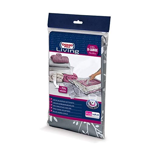 Custodie Per Indumenti Xl Domopak Living Sottovuoto, 2 Pezzi
