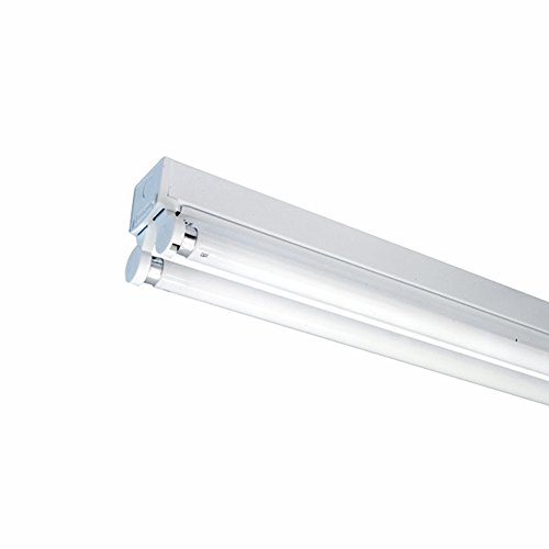 V-Tac 6055 - Supporto Portalampada Per 2 Led Da 120 Cm, Per L'Uso Con Tubi Fluorescenti A Led Vt-12021