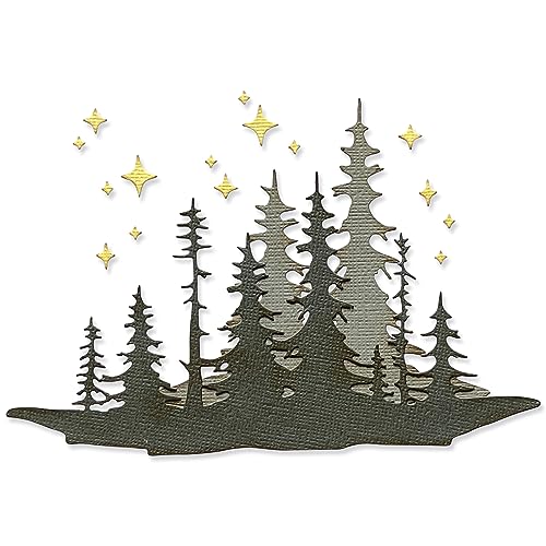 Set Di Fustelle Thinlits Forest Shadows Di Tim Holtz, Confezione Da 3