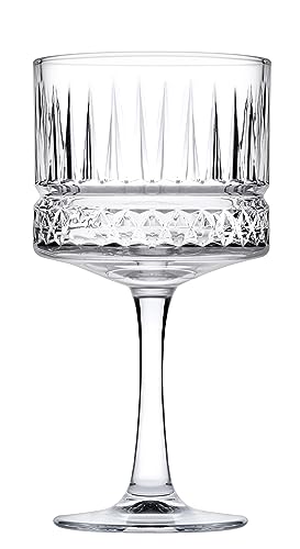 Bicchieri Da Cocktail Pasabahce Elysia - Set Di 4 Bicchieri Da Cocktail In Vetro Trasparente Da 500 Cc - Design Elegante Per Aperitivi, Feste, Cocktai