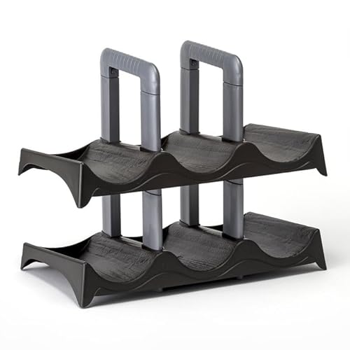Bama Cantinetta Cantina Portabottiglie Porta Bottiglia Riordinatore Ordinatore Supporto Espositore Per Bottiglie Vino Acqua Accessorio Tavolo In Resin