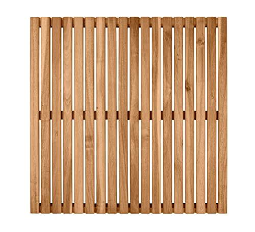 Wenko Pedana Da Doccia Interna/Esterna Acacia In Legno Di Acacia, Certificata Fsc® Per Zona Interna Ed Esterna, Ideale Per Doccia, Sauna E Piscina, La