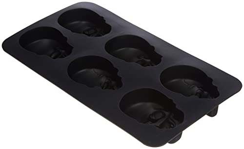 Infinite By Geda Labels 13657 - Teglia In Silicone, Per Muffin, Motivo: Teschi